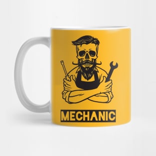 The Mechanic - Automotive Garage Engineer Vintage Art Mug